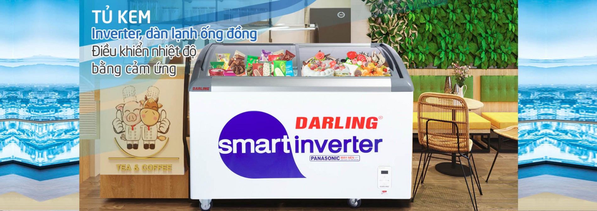 tu dong darling cho quan an cua hang tap hoa